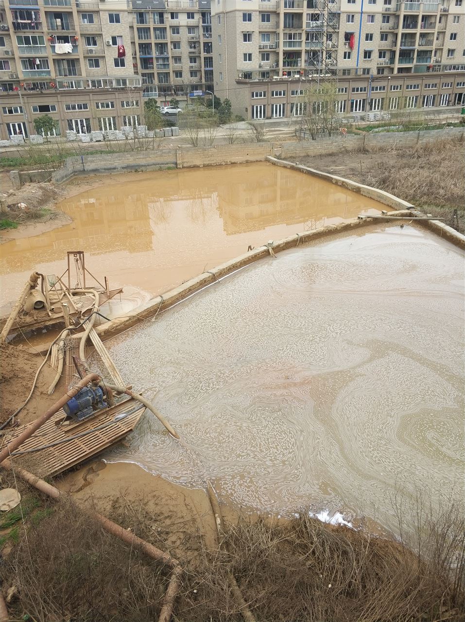 东港沉淀池淤泥清理-厂区废水池淤泥清淤